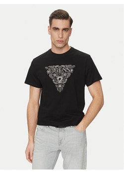 Guess T-Shirt M5GI16 K8FQ4 Czarny Regular Fit ze sklepu MODIVO w kategorii T-shirty męskie - zdjęcie 184162885