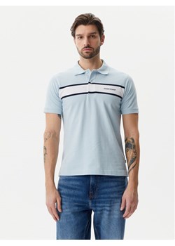 Guess Jeans Polo M5GP29 KCJV1 Błękitny Regular Fit ze sklepu MODIVO w kategorii T-shirty męskie - zdjęcie 184162917