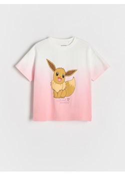 Reserved - T-shirt ombre z Pokemon - wielobarwny ze sklepu Reserved w kategorii Bluzki dziewczęce - zdjęcie 184163799