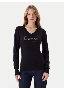 Guess Sweter W5YR24 Z2NQ2 Czarny Regular Fit ze sklepu MODIVO w kategorii Swetry damskie - zdjęcie 184164957