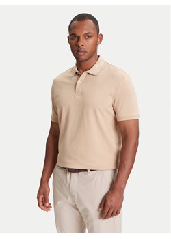 Guess Polo M5YP34 KCJV1 Beżowy Regular Fit ze sklepu MODIVO w kategorii T-shirty męskie - zdjęcie 184164976