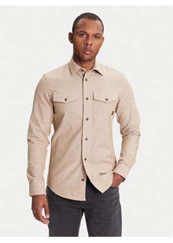G-Star Raw Koszula Marine D24963-D914 Beżowy Slim Fit ze sklepu MODIVO w kategorii Koszule męskie - zdjęcie 184165025