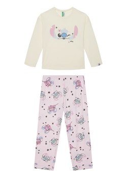 United Colors Of Benetton Piżama 3Y5E0P08E Różowy Regular Fit ze sklepu MODIVO w kategorii Piżamy dziecięce - zdjęcie 184165027