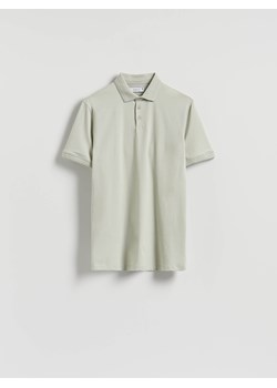Reserved - Koszulka polo regular - jasnozielony ze sklepu Reserved w kategorii T-shirty męskie - zdjęcie 184165837