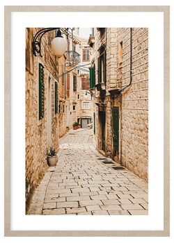 Ars Longa Druk artystyczny &quot;Cobblestone streets&quot; w ramce - 70 x 50 cm ze sklepu Limango Polska w kategorii Obrazy - zdjęcie 184166219