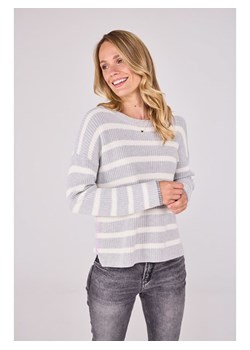LIEBLINGSSTÜCK Sweter &quot;Annika&quot; w kolorze jasnoszaro-białym ze sklepu Limango Polska w kategorii Swetry damskie - zdjęcie 184166449