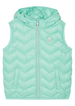 United Colors Of Benetton Kamizelka 21INCJ00Q Zielony Regular Fit ze sklepu MODIVO w kategorii Kamizelki dziewczęce - zdjęcie 184167507