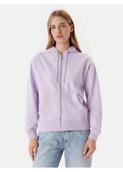 Calvin Klein Jeans Bluza Monologo LV047B270G Fioletowy Regular Fit ze sklepu MODIVO w kategorii Bluzy damskie - zdjęcie 184167508