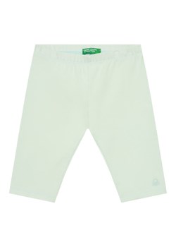 United Colors Of Benetton Legginsy 3MT1GF01M Zielony Slim Fit ze sklepu MODIVO w kategorii Spodenki dziewczęce - zdjęcie 184167509