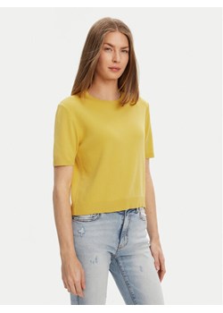 United Colors Of Benetton Sweter 1091D10D5 Żółty Relaxed Fit ze sklepu MODIVO w kategorii Swetry damskie - zdjęcie 184169677