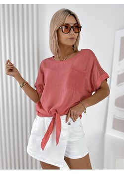 bluzka kayla koralowa one size ze sklepu UBRA w kategorii Bluzki damskie - zdjęcie 184170337