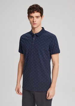 Koszulka polo o dopasowanym kroju z nadrukowanym wzorem ze sklepu Diverse w kategorii T-shirty męskie - zdjęcie 184170645