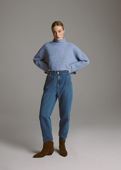 Jeansy paper bag z wysokim stanem ze sklepu Diverse w kategorii Jeansy damskie - zdjęcie 184172978