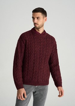 Ciepły sweter z warkoczowym splotem ze sklepu Diverse w kategorii Swetry męskie - zdjęcie 184173728