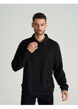 Bluzka z kołnierzem polo we wzór strukturalny ze sklepu Diverse w kategorii T-shirty męskie - zdjęcie 184173755