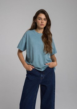 Dopasowany T-shirt ze spraniem ze sklepu Diverse w kategorii Bluzki damskie - zdjęcie 184174159