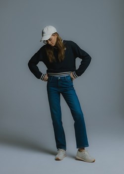 Jeansy straight leg ze średnim stanem ze sklepu Diverse w kategorii Jeansy damskie - zdjęcie 184174656
