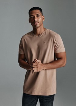 Koszulka z krótkim rękawem z dekoltem w serek ze sklepu Diverse w kategorii T-shirty męskie - zdjęcie 184175237