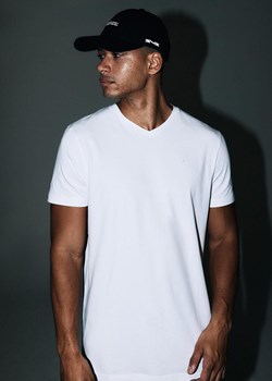 Koszulka z krótkim rękawem z dekoltem w serek ze sklepu Diverse w kategorii T-shirty męskie - zdjęcie 184175245