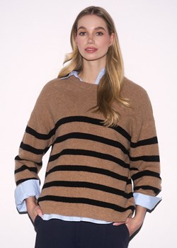 Sweter damski w czarne paski ze sklepu Diverse w kategorii Swetry damskie - zdjęcie 184175578