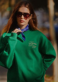Bluza dresowa z aplikacją ze sklepu Diverse w kategorii Bluzy damskie - zdjęcie 184176465