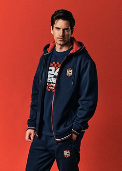 Rozpinana bluza z kapturem z kolekcji Le Mans 24H ze sklepu Diverse w kategorii Bluzy męskie - zdjęcie 184179639