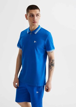 Koszulka polo z piki zapinana na zamek ze sklepu Diverse w kategorii T-shirty męskie - zdjęcie 184180726