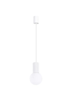 Biała lampa wisząca nad wyspę - K599-Buble ze sklepu Edinos.pl w kategorii Lampy wiszące - zdjęcie 184181469