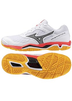 Buty do piłki ręcznej Mizuno Wave Phantom 3 M X1GA226098 białe ze sklepu ButyModne.pl w kategorii Buty sportowe męskie - zdjęcie 184181955