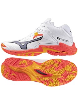 Buty do siatkówki Mizuno Wave Lightning Z8 Mid M V1GA240598 białe ze sklepu ButyModne.pl w kategorii Buty sportowe męskie - zdjęcie 184181959