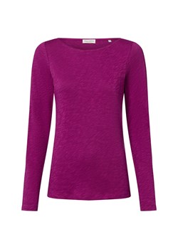 Marc O'Polo Damska koszulka z długim rękawem Kobiety Bawełna purpurowy jednolity ze sklepu vangraaf w kategorii Bluzki damskie - zdjęcie 184182257