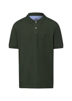 Fynch-Hatton Męska koszulka polo Mężczyźni Bawełna jodłowy jednolity ze sklepu vangraaf w kategorii T-shirty męskie - zdjęcie 184182269