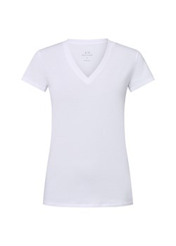 Armani Exchange Koszulka damska Kobiety Bawełna biały jednolity - id: 767372-0001-09900 - marki Armani Exchange - 184182277 Armani Exchange Koszulka damska Kobiety Bawełna biały jednolity ze sklepu vangraaf w kategorii Bluzki damskie - zdjęcie 184182277