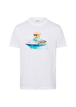 Koszulka męska - Yacht Bear Mężczyźni Bawełna biały nadruk ze sklepu vangraaf w kategorii T-shirty męskie - zdjęcie 184182298