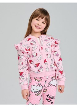 Sinsay - Bluza z ozdobnymi falbanami Hello Kitty - różowy ze sklepu Sinsay w kategorii Bluzy dziewczęce - zdjęcie 184184089