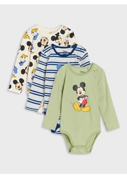 Sinsay - Body 3 pack Disney - zielony ze sklepu Sinsay w kategorii Odzież dla niemowląt - zdjęcie 184184165