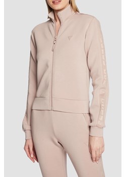 GUESS Różowa bluza damska z lampasami New Allie Scuba, Rozmiar S ze sklepu outfit.pl w kategorii Bluzy damskie - zdjęcie 184185469