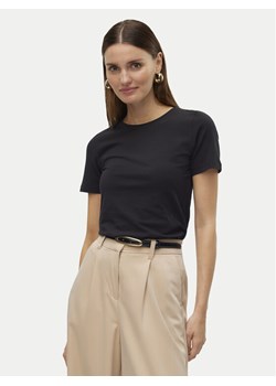 Vero Moda T-Shirt Lulu 10323755 Czarny Regular Fit ze sklepu MODIVO w kategorii Bluzki damskie - zdjęcie 184187367
