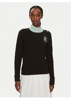 Lauren Ralph Lauren Sweter 200932223001 Czarny Slim Fit ze sklepu MODIVO w kategorii Swetry damskie - zdjęcie 184187375