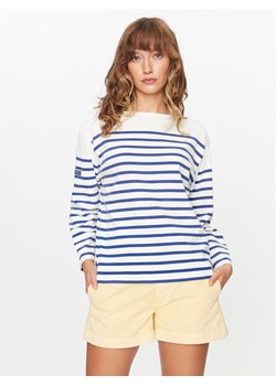 Polo Ralph Lauren Bluzka 211891523001 Écru Regular Fit ze sklepu MODIVO w kategorii Bluzki damskie - zdjęcie 184187406