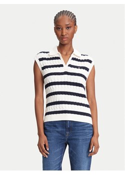 Tommy Hilfiger Sweter WW0WW45655 Granatowy Regular Fit ze sklepu MODIVO w kategorii Swetry damskie - zdjęcie 184187428