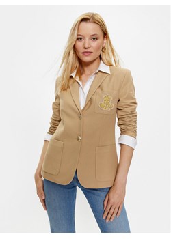 Lauren Ralph Lauren Marynarka 200797305013 Beżowy Regular Fit ze sklepu MODIVO w kategorii Marynarki damskie - zdjęcie 184187445