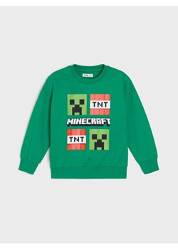 Sinsay - Bluza Minecraft - zielony ze sklepu Sinsay w kategorii Bluzy chłopięce - zdjęcie 184190599