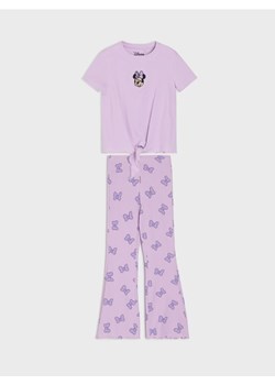 Sinsay - Komplet dzianinowy Minnie Mouse - fioletowy ze sklepu Sinsay w kategorii Komplety dziewczęce - zdjęcie 184190615