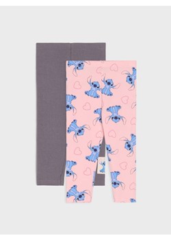 Sinsay - Legginsy 2 pack Stitch - różowy ze sklepu Sinsay w kategorii Spodnie dziewczęce - zdjęcie 184190778
