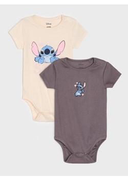 Sinsay - Body 2 pack Stitch - kremowy ze sklepu Sinsay w kategorii Odzież dla niemowląt - zdjęcie 184190908