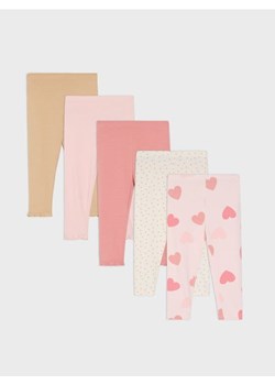Sinsay - Legginsy 5 pack - kremowy - id: 9542C-01X - marki Sinsay - 184190947 Sinsay - Legginsy 5 pack - kremowy ze sklepu Sinsay w kategorii Odzież dla niemowląt - zdjęcie 184190947