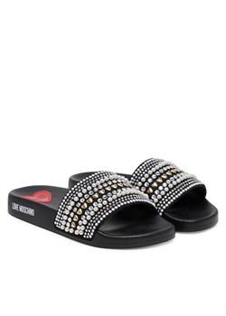 Klapki LOVE MOSCHINO JA28352G0MJAA000 Czarny ze sklepu eobuwie.pl w kategorii Klapki damskie - zdjęcie 184191605