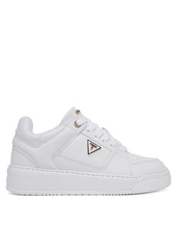 Sneakersy Guess FLTDEL ELE12 Biały ze sklepu eobuwie.pl w kategorii Buty sportowe damskie - zdjęcie 184191655