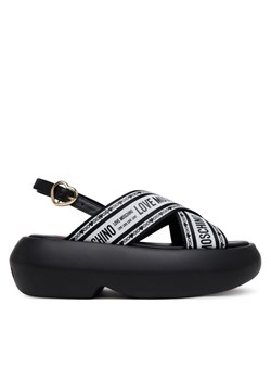 Sandały LOVE MOSCHINO JA16207I0MIX200A Czarny ze sklepu eobuwie.pl w kategorii Sandały damskie - zdjęcie 184191659